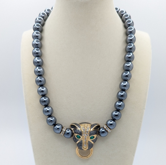 Kenneth Jay Lane Jewelry - KJL For Avon Dutchess of Windsor Panther Necklace